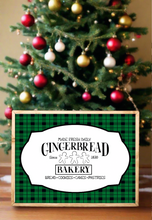 Load image into Gallery viewer, Gingerbread Bakery Plaid