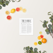 Load image into Gallery viewer, Framed Family Proclamation