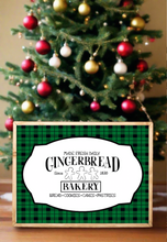 Load image into Gallery viewer, Gingerbread Bakery Plaid
